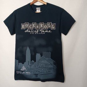 Rock n Roll Hall of Fame Museum Small T Shirt Inductees 2012 Music Bands Black